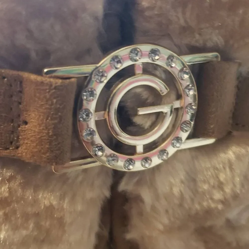 GBG Los Angeles Aussie faux fur-lined 7 1/2